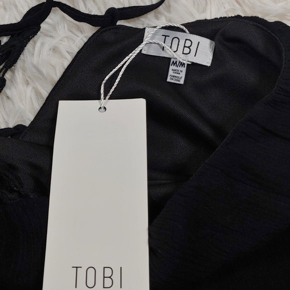 NWT TOBI Black Swim Cover-up size Medium - Picture 2 of 6